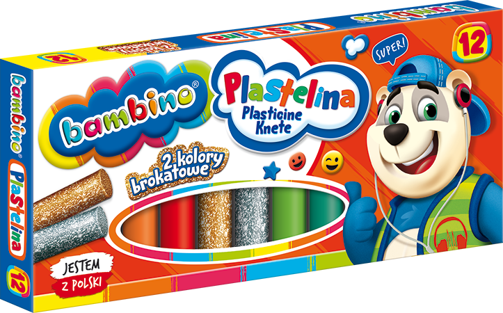 Plastelina St.Majewski Bambino 12kol. 01710